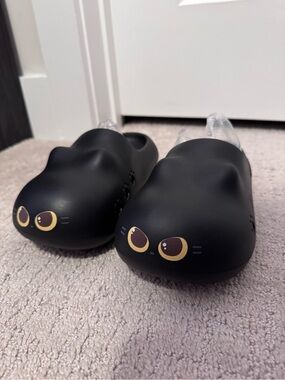 Cat paw print- Black Slides